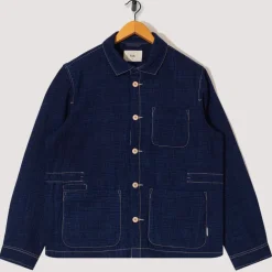 Assembly Jacket - Indigo Waffle