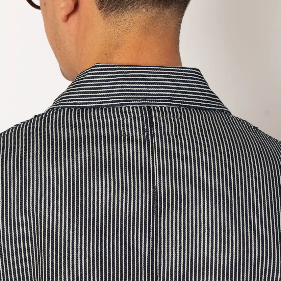 Bakers Jacket - Hickory Stripe Denim