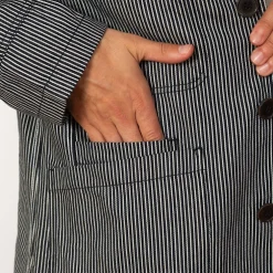 Bakers Jacket - Hickory Stripe Denim