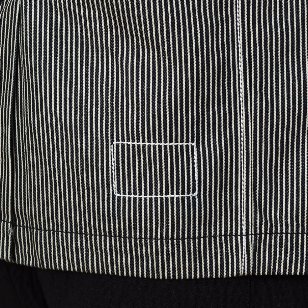 Bakers Jacket - Hickory Stripe Denim