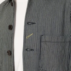 Bakers Jacket - Hickory Stripe Denim