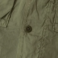 Broad Cloth Anorak Shirt - Khaki