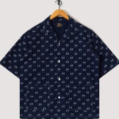 Cabana Shirt Indigo Kasuri - Papillon