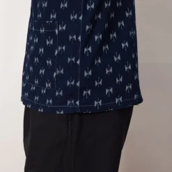Cabana Shirt Indigo Kasuri - Papillon