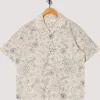Camp Shirt - Ecru/Charcoal