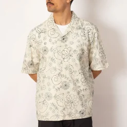 Camp Shirt - Ecru/Charcoal