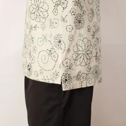 Camp Shirt - Ecru/Charcoal