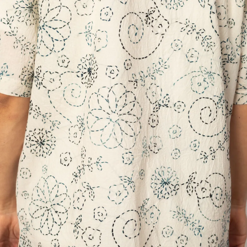 Camp Shirt - Ecru/Charcoal