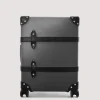 Centenary Four Wheel Carry-On Case - Charcoal/Black/Chrome