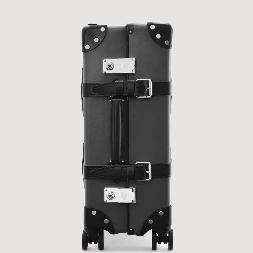 Centenary Four Wheel Carry-On Case - Charcoal/Black/Chrome