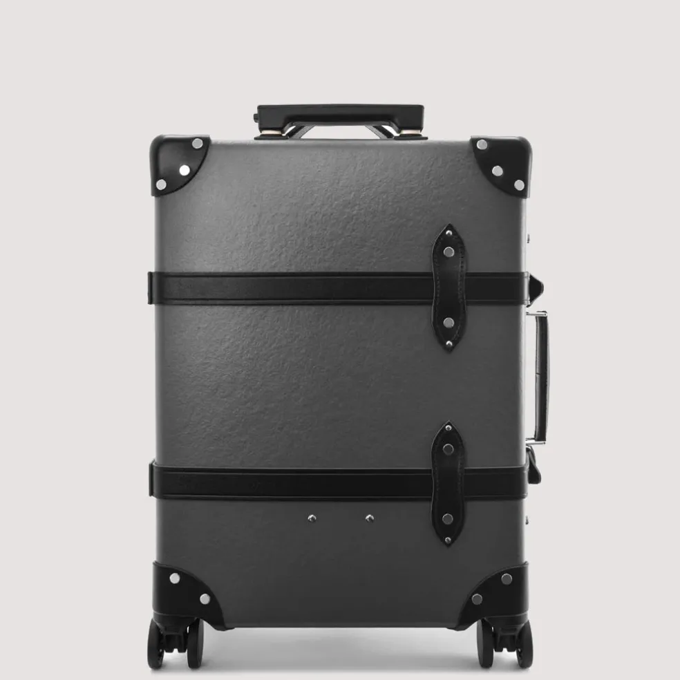 Centenary Four Wheel Carry-On Case - Charcoal/Black/Chrome