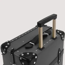 Centenary Four Wheel Carry-On Case - Charcoal/Black/Chrome