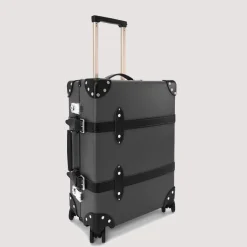 Centenary Four Wheel Carry-On Case - Charcoal/Black/Chrome