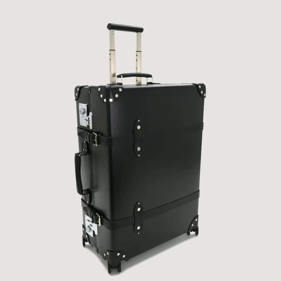 Centenary Four Wheel Check-In Case - Black/Black/Chrome