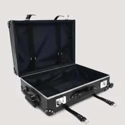 Centenary Four Wheel Check-In Case - Black/Black/Chrome