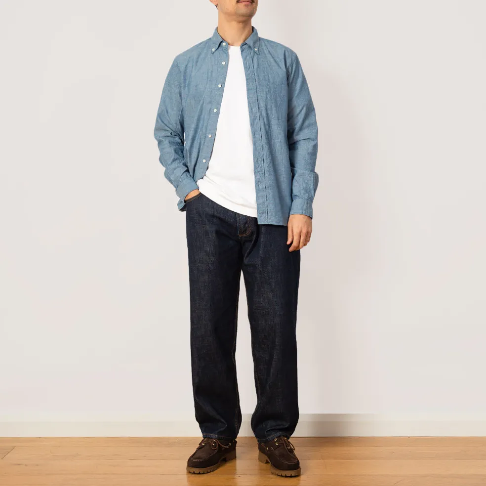 Chambray Shirt - Sax