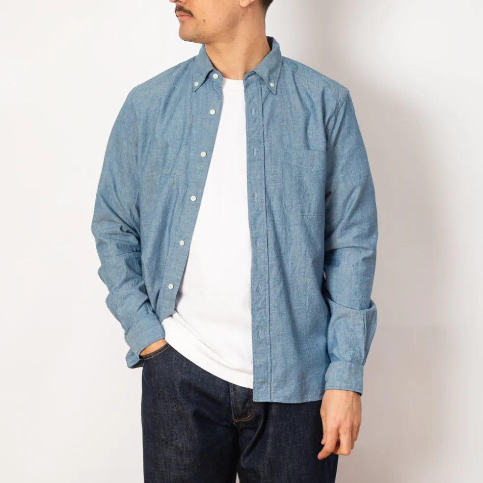 Chambray Shirt - Sax