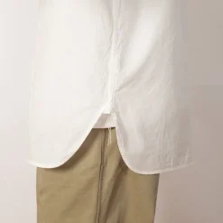 Chambray Work Shirt Wide Fit - White