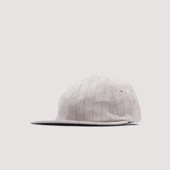 Classic 6 Panel Cap - Blue Stripe