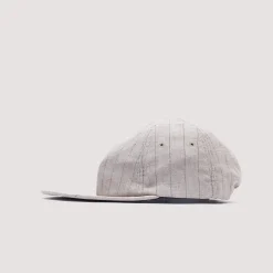 Classic 6 Panel Cap - Blue Stripe