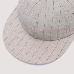 Classic 6 Panel Cap - Blue Stripe