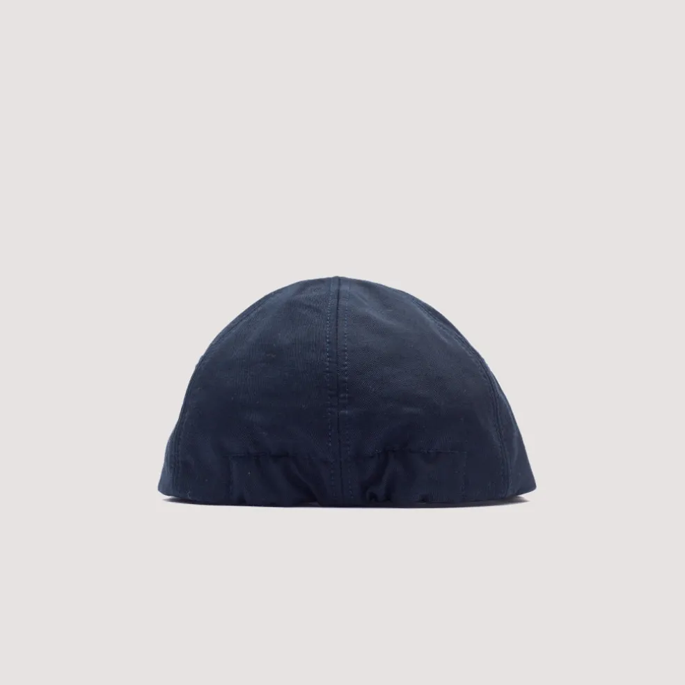 Classic 6 Panel Cap - Navy (Grey Underbrim)