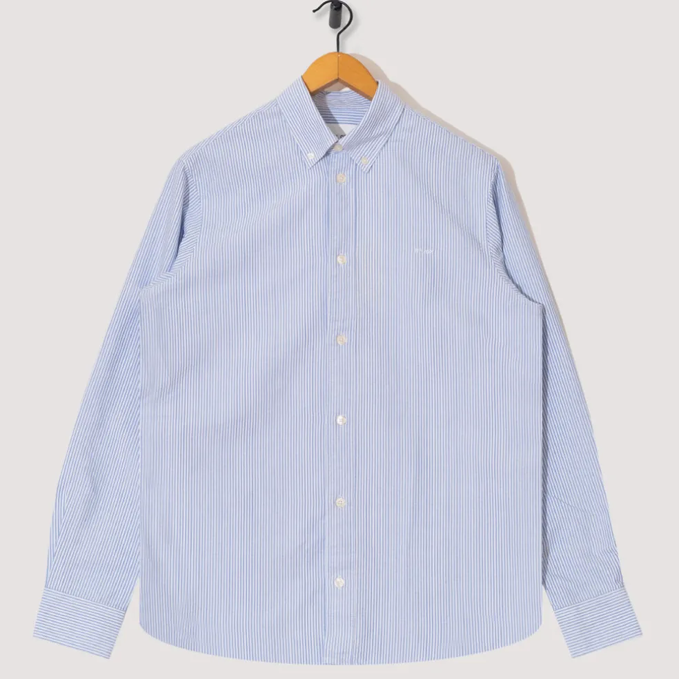 Colby Oxford Shirt 5910 - Blue Stripe