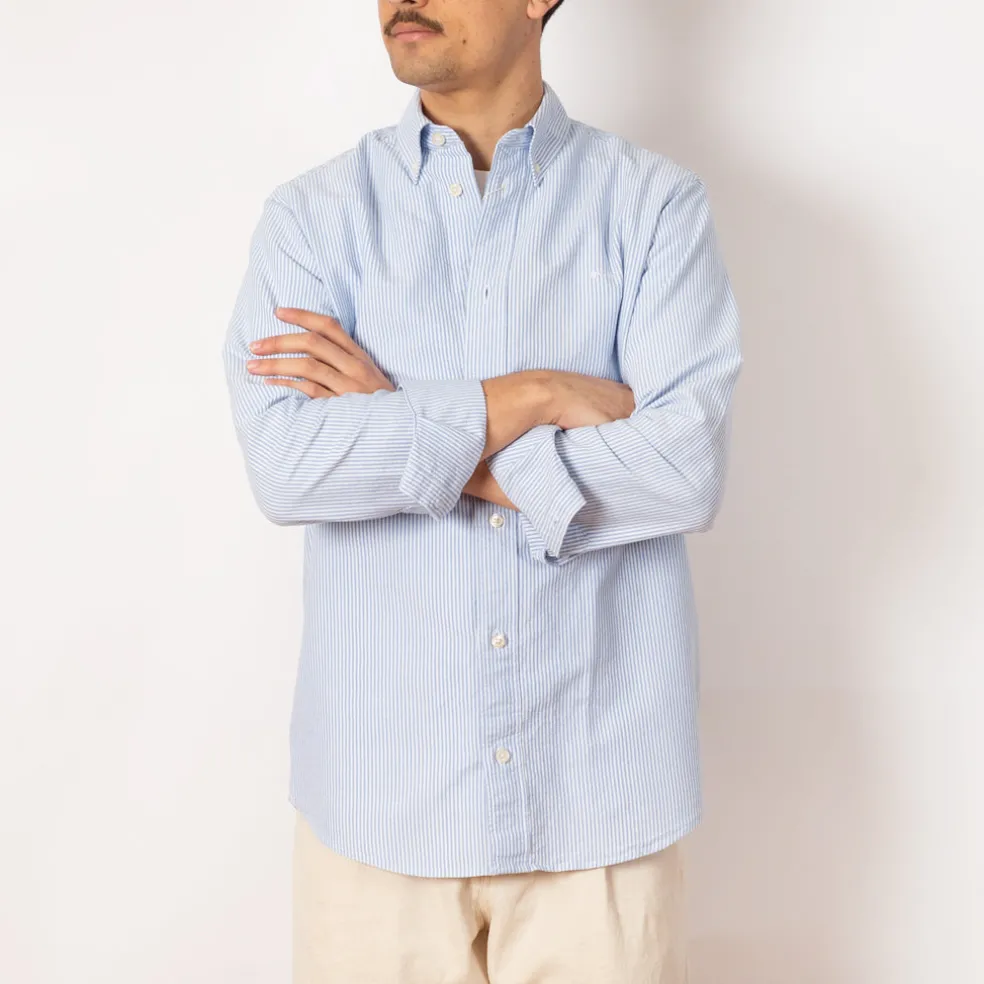 Colby Oxford Shirt 5910 - Blue Stripe