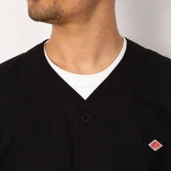 Collarless Jacket - Dark Navy