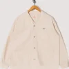 Collarless Jacket - Ecru