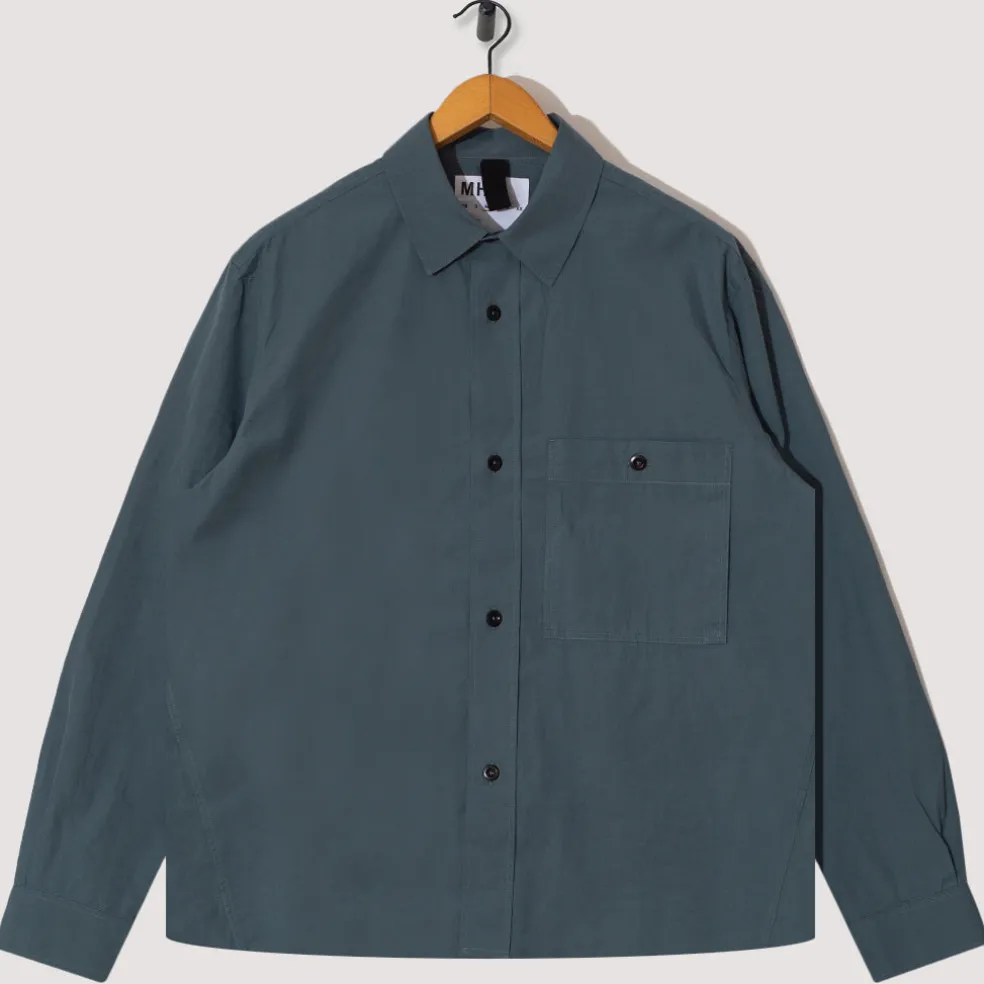 Coverall Shirt - Mineral Blue