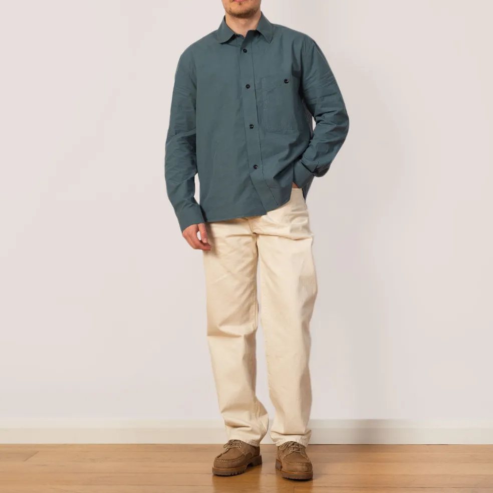 Coverall Shirt - Mineral Blue