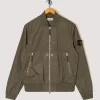 Crinkle Bomber - Military Green (V0054)