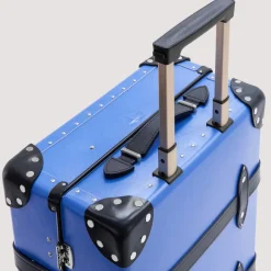 Cruise Four Wheel Carry-On Case - Royal Blue/Navy/Chrome