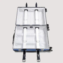 Cruise Four Wheel Carry-On Case - Royal Blue/Navy/Chrome