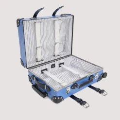 Cruise Four Wheel Carry-On Case - Royal Blue/Navy/Chrome
