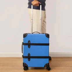 Cruise Four Wheel Carry-On Case - Royal Blue/Navy/Chrome