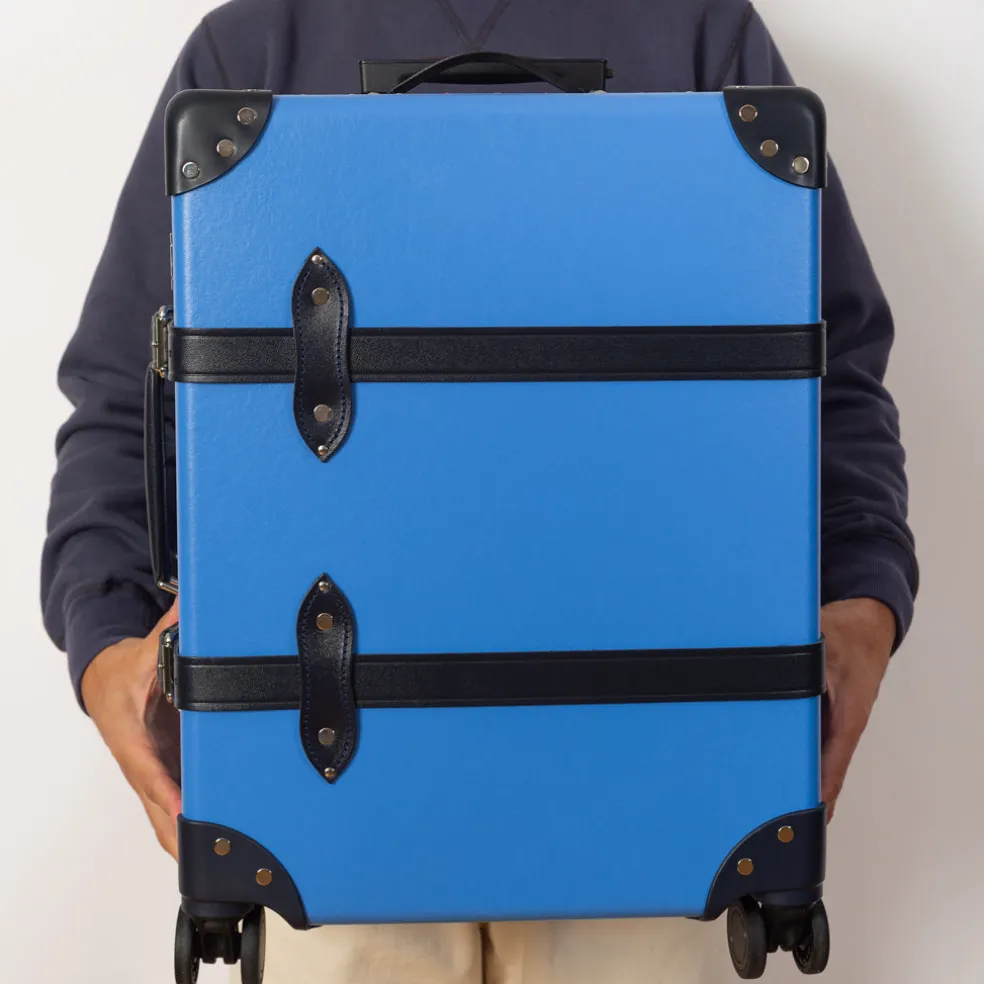 Cruise Four Wheel Carry-On Case - Royal Blue/Navy/Chrome