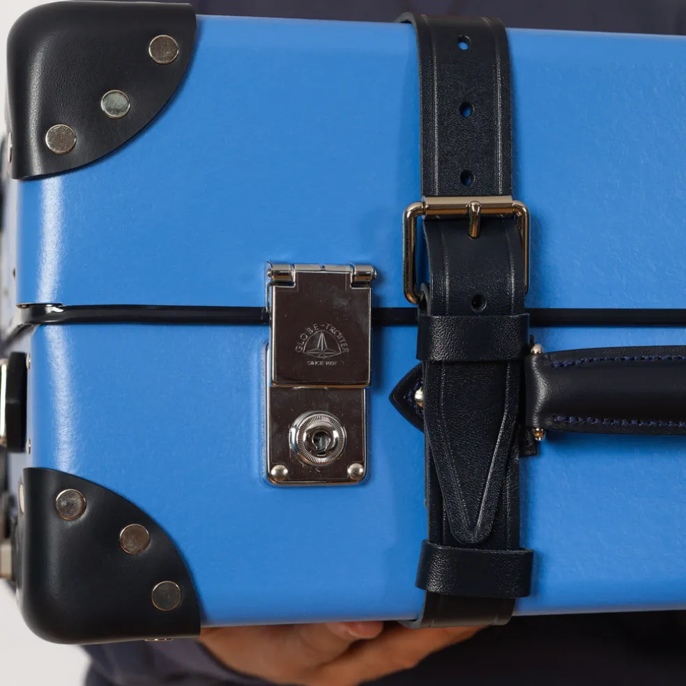 Cruise Four Wheel Carry-On Case - Royal Blue/Navy/Chrome