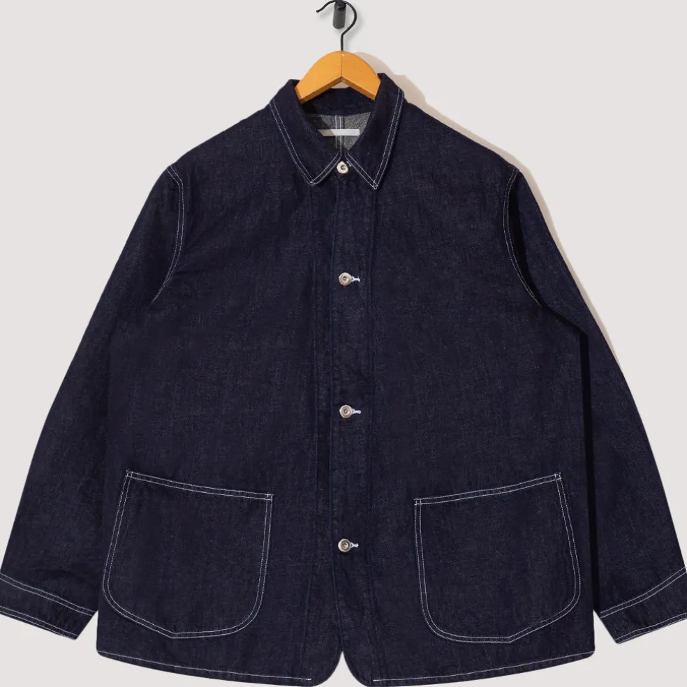 Denim Coverall Jacket - Indigo