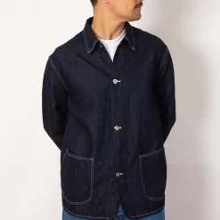 Denim Coverall Jacket - Indigo