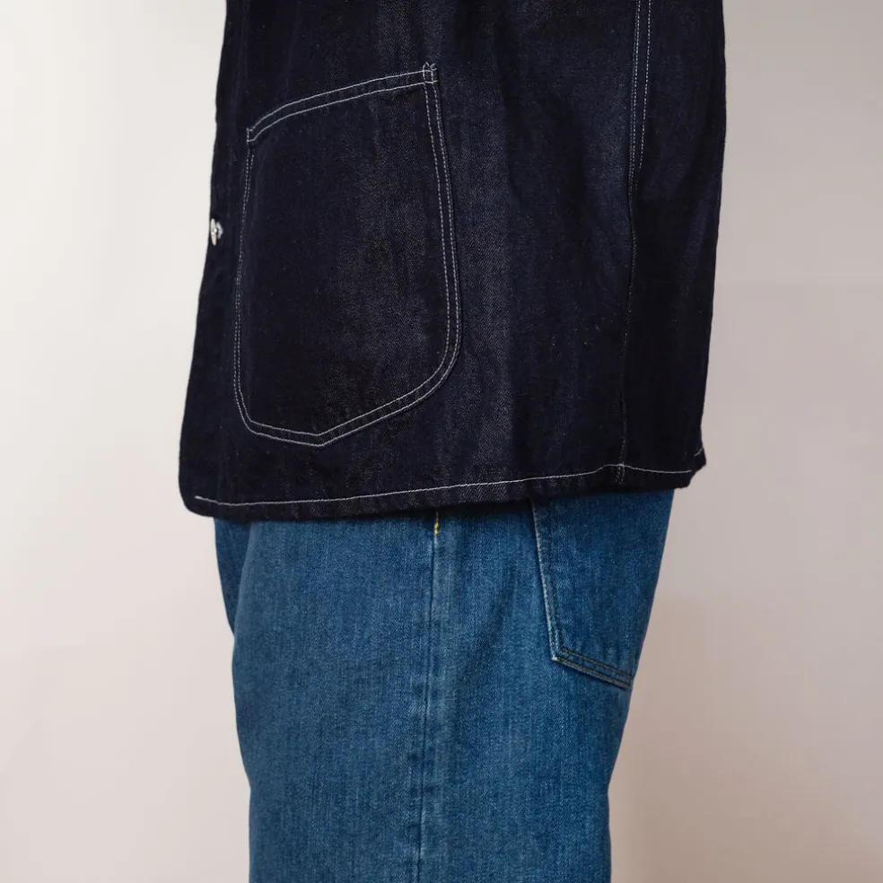 Denim Coverall Jacket - Indigo