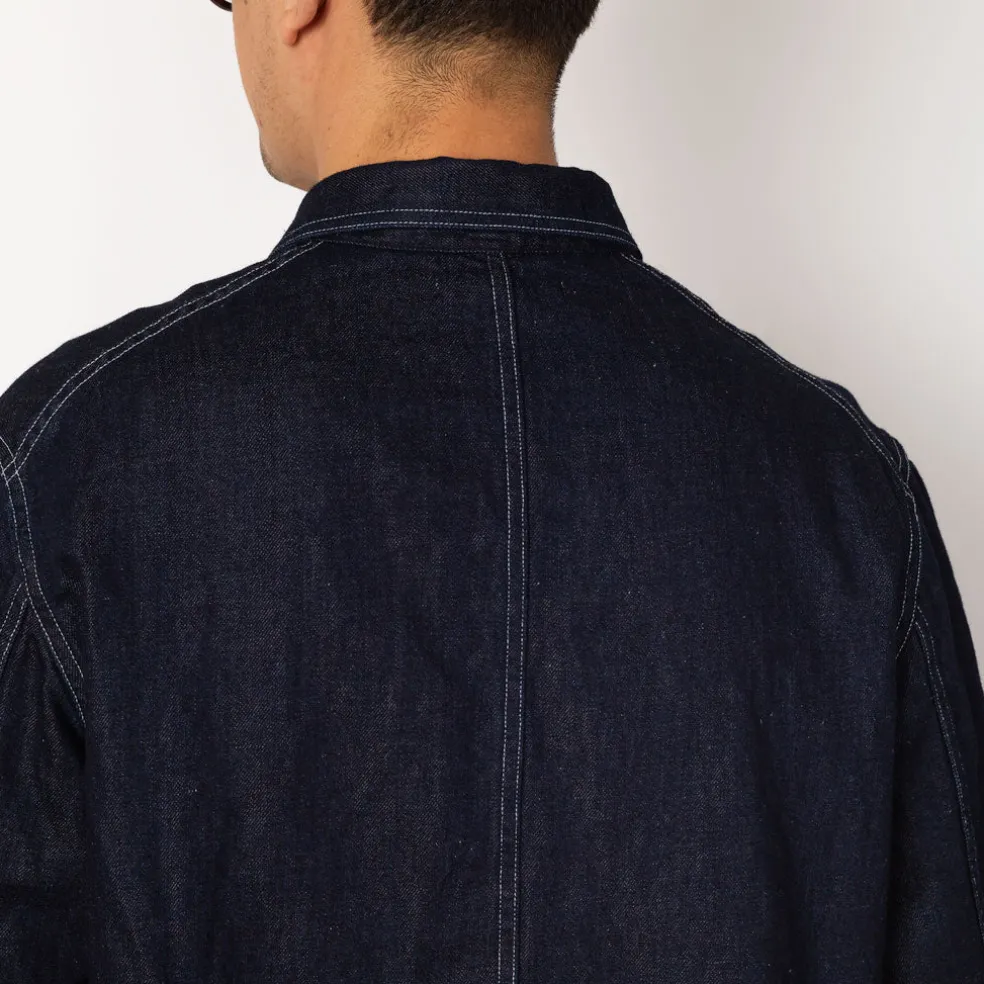 Denim Coverall Jacket - Indigo