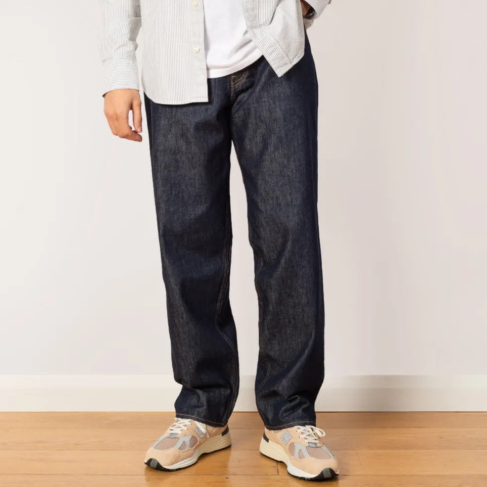 Denim Wide Pants - Indigo