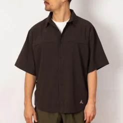 Dot Air Shirt - Dark Brown
