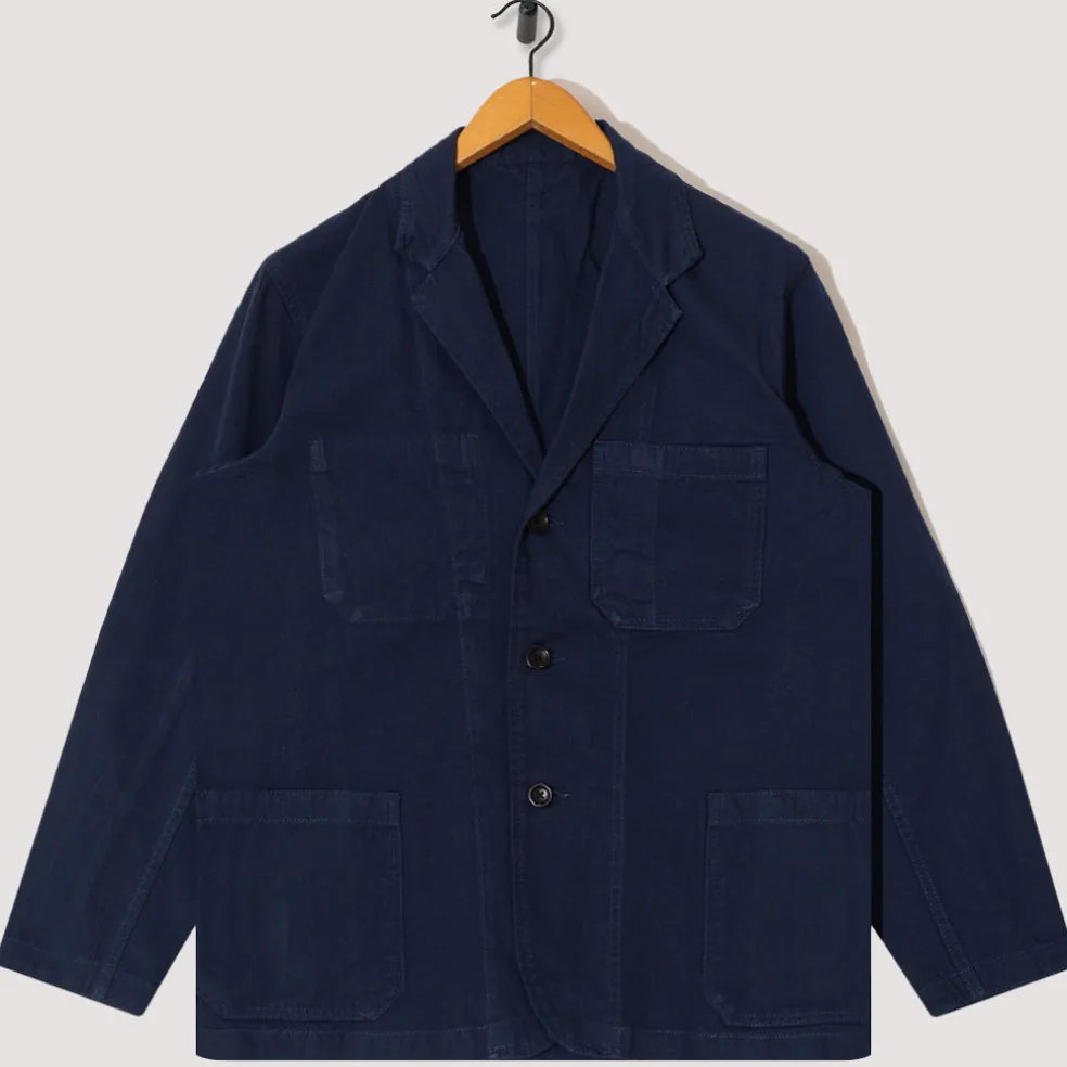 Drill Server Suit Jacket - Navy