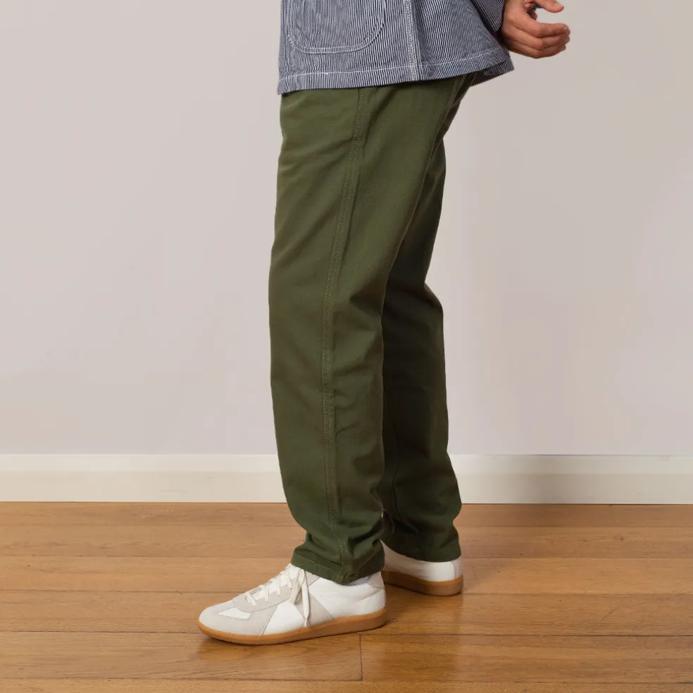 Drill Waiter Pant - Olive