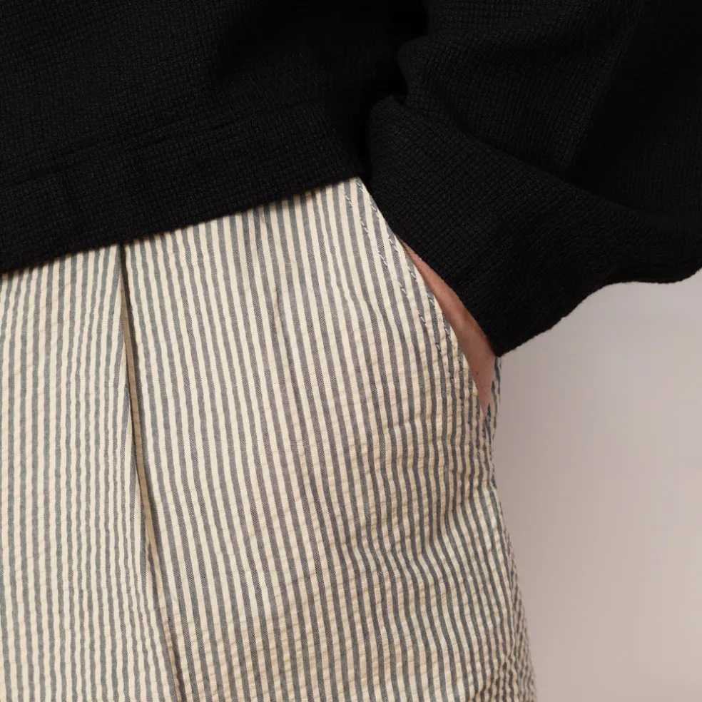 Duke Pant - Grey Stripe