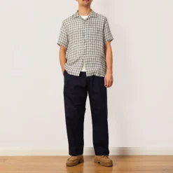 Easy Straight Pants - Navy