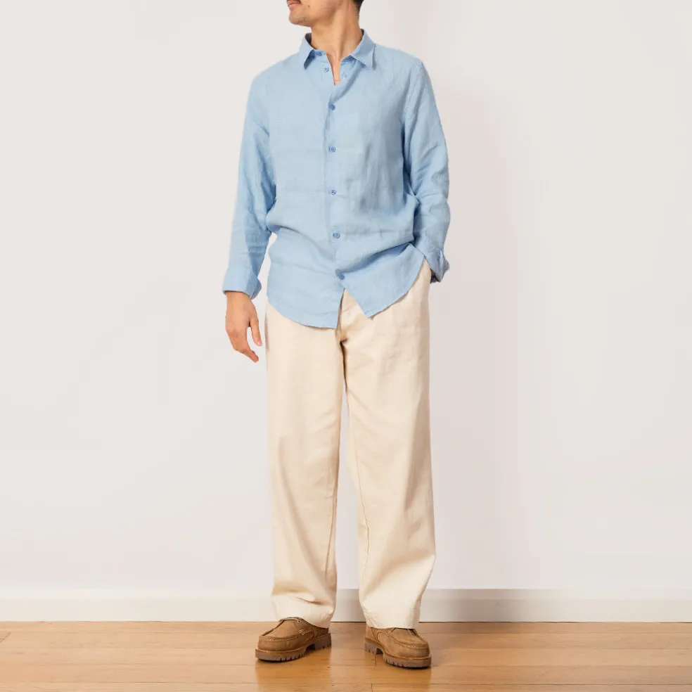Enzo Shirt 5708 - Cerulean Blue